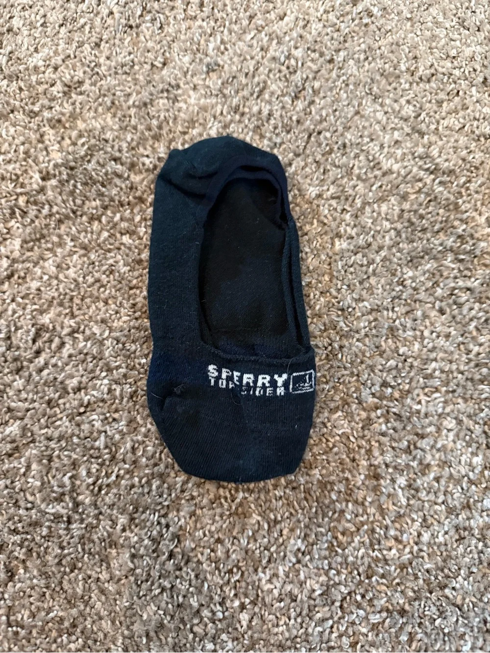 Sperry Black No-Show Liner Socks - Low Profile Pair